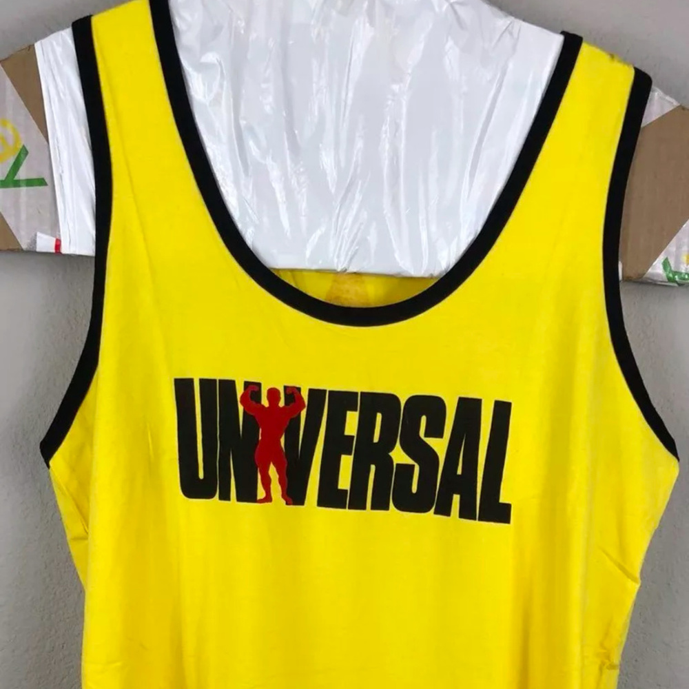 New Universal Nutrition Animal Yellow Tank Top